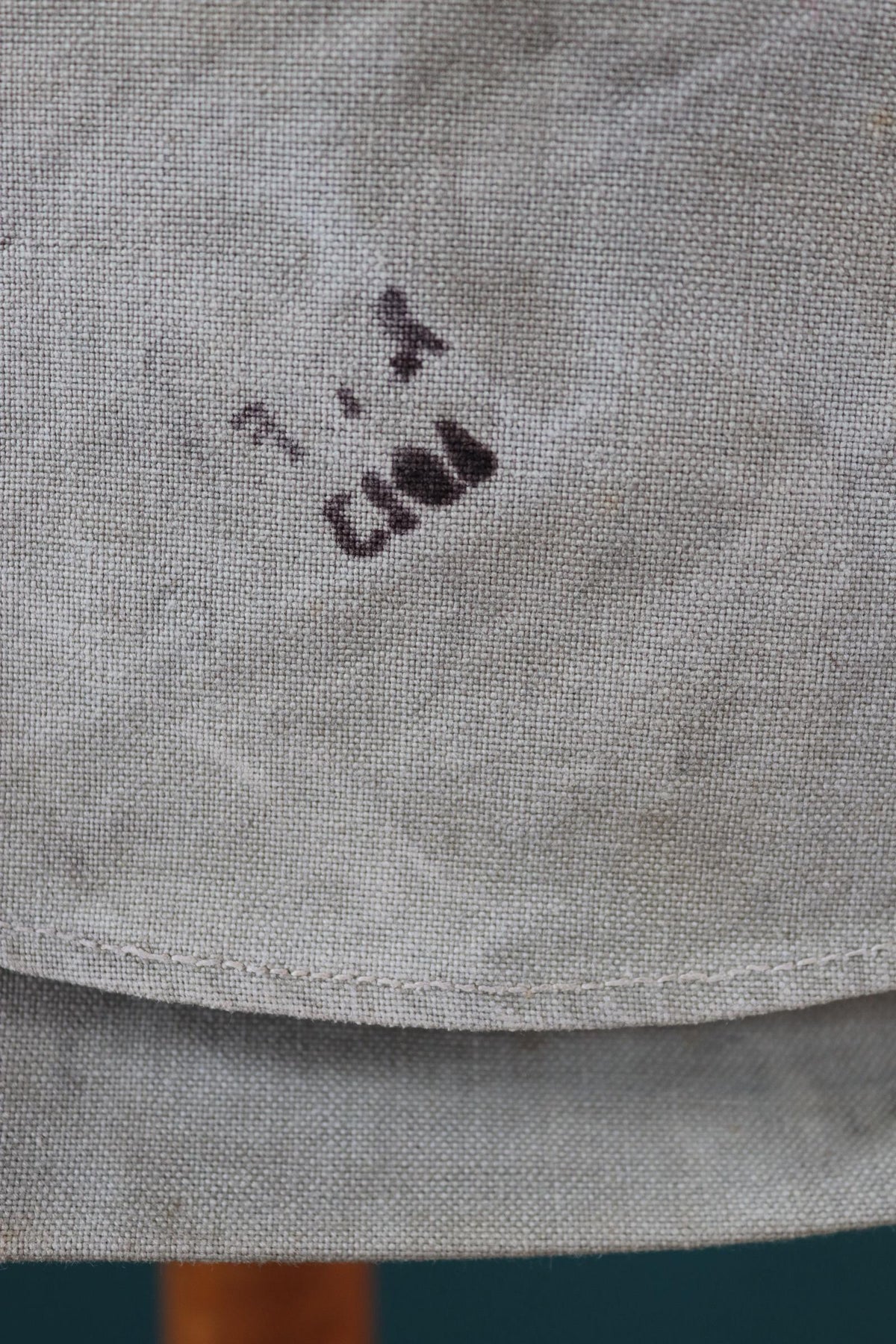 Antique WW1 military bag - Swedish army musette - cotton cross body bread bag - mattornist