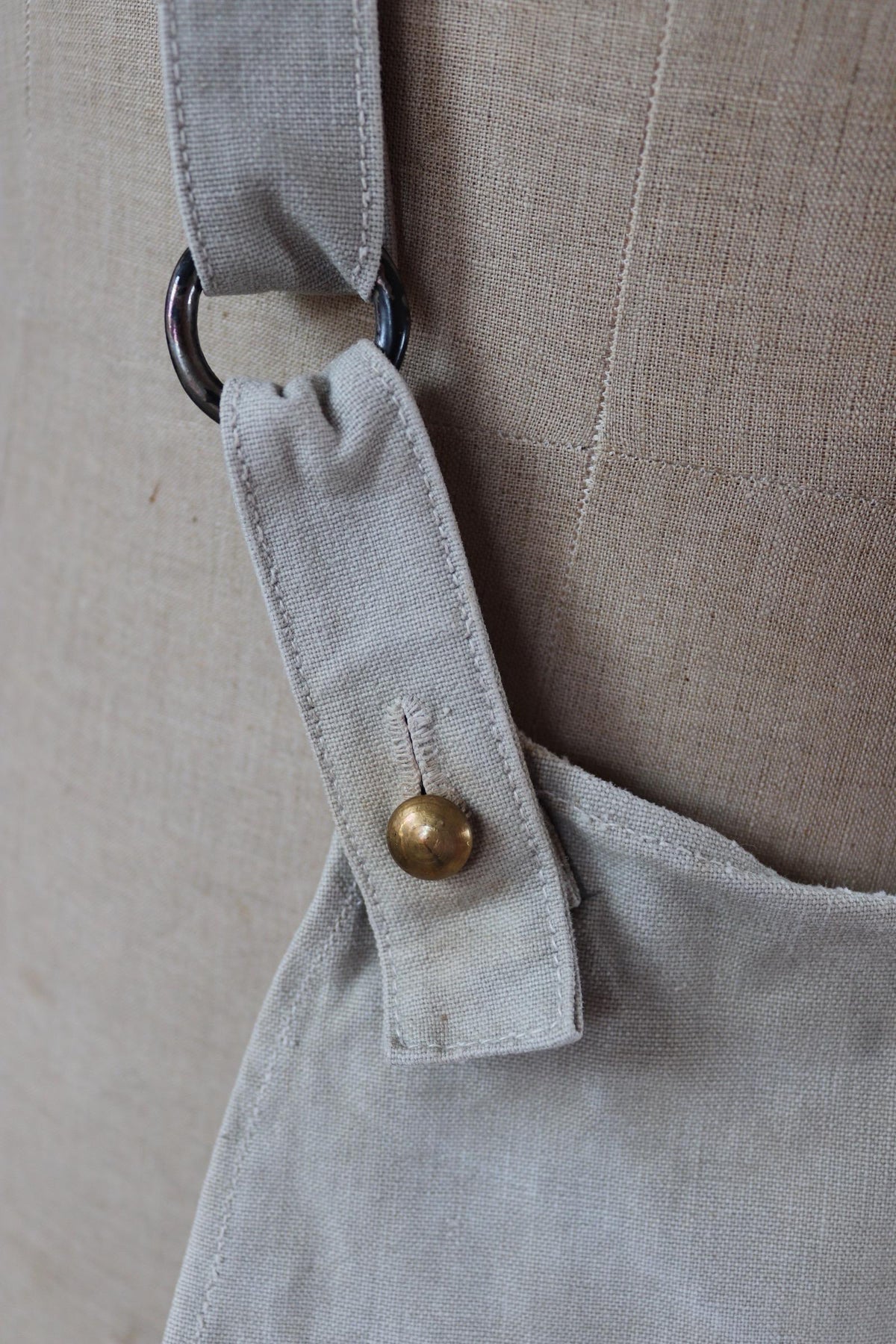Antique WW1 military bag - Swedish army musette - cotton cross body bread bag - mattornist