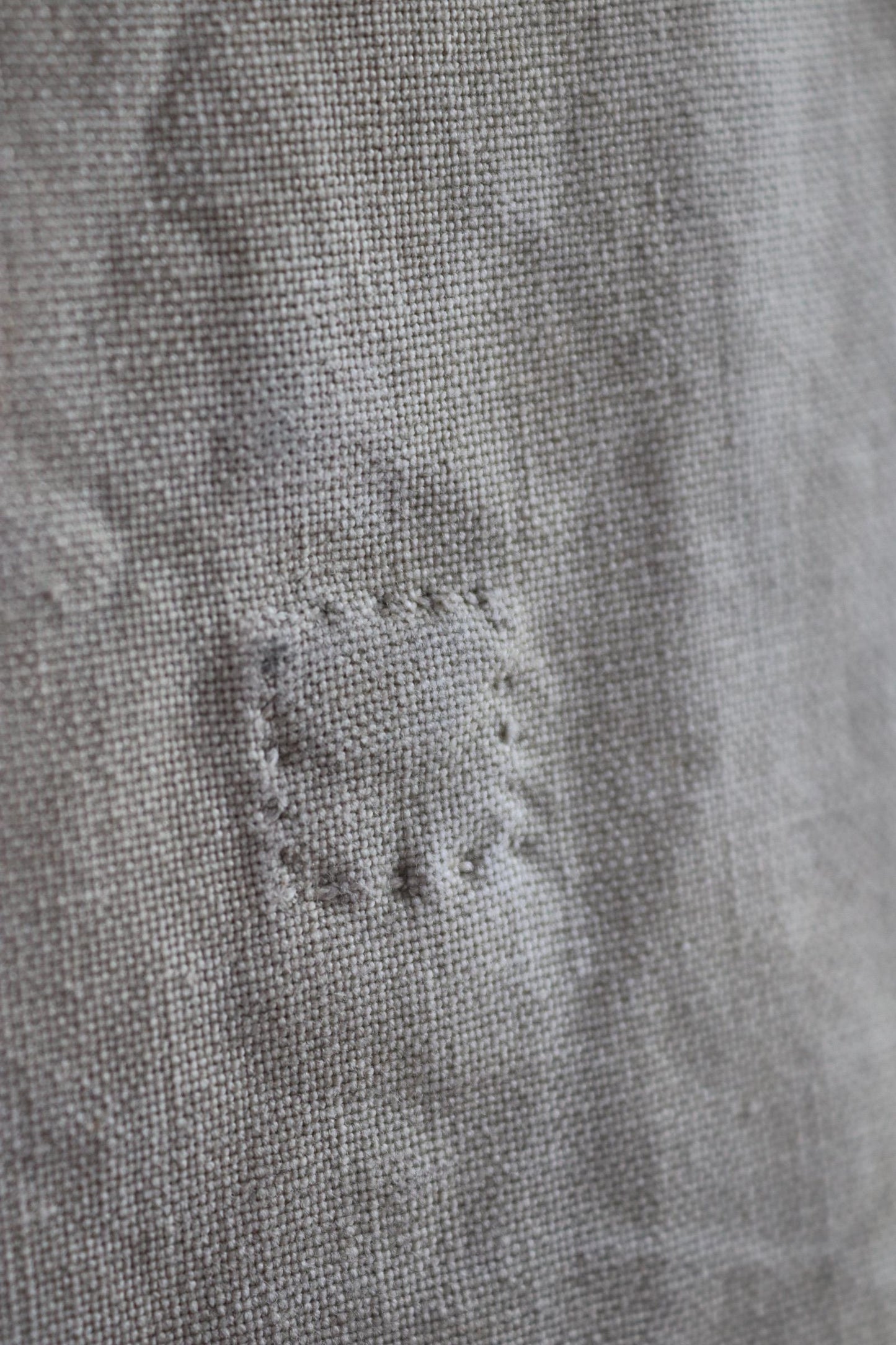 Antique WW1 military bag - Swedish army musette - cotton cross body bread bag - mattornist