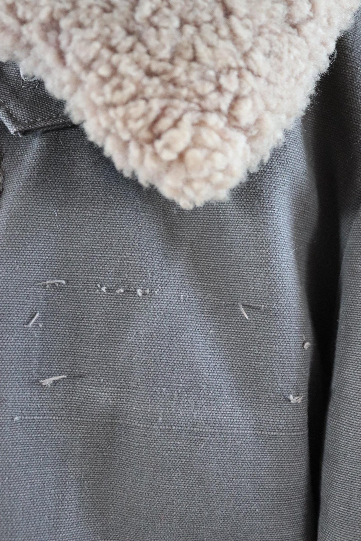 Vintage 1950s Swedish Livpäls sheepskin coat - military greatcoat - 46” chest