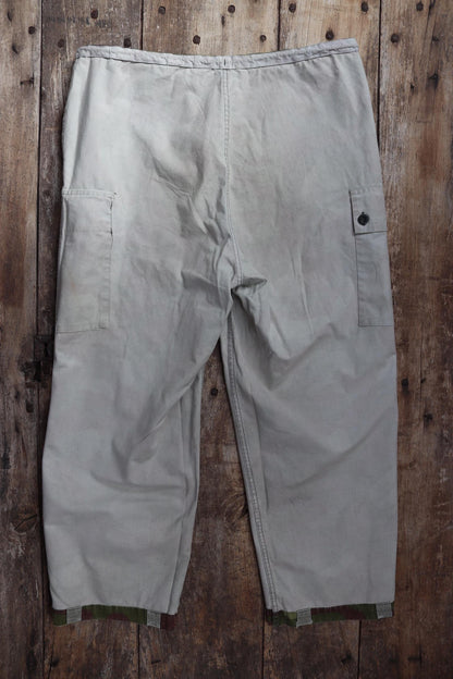 Vintage 1980s Finnish M62 camo trousers - windproof paratrooper pants - 40” x 28”
