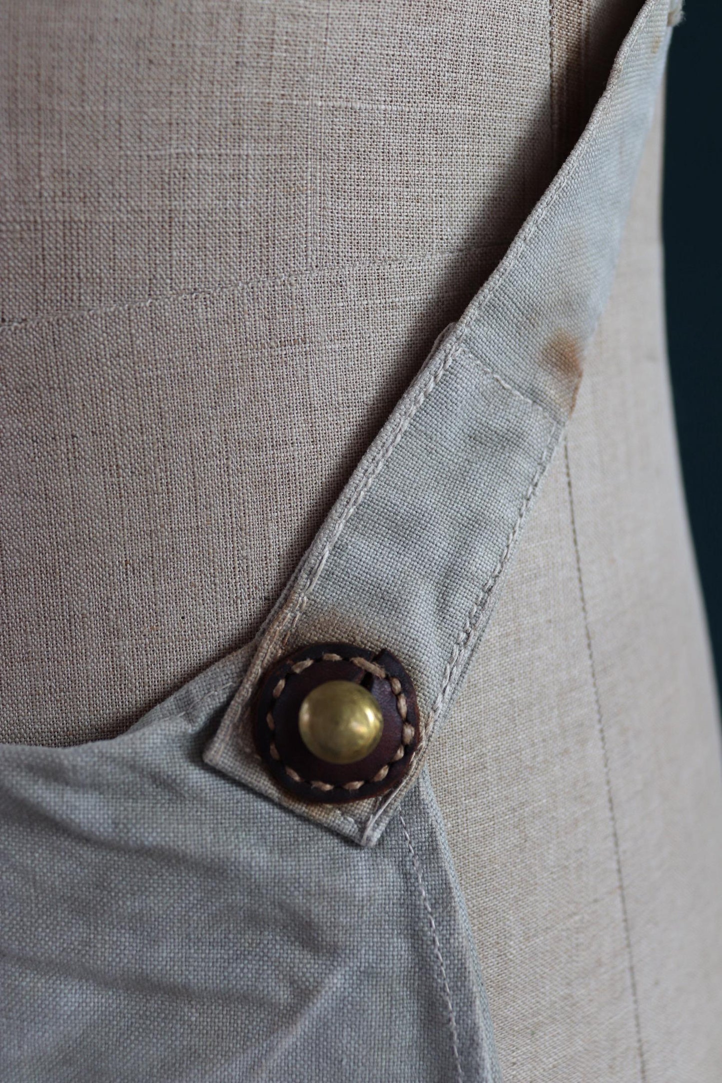 Antique WW1 military bag - Swedish army musette - cotton cross body bread bag - mattornist