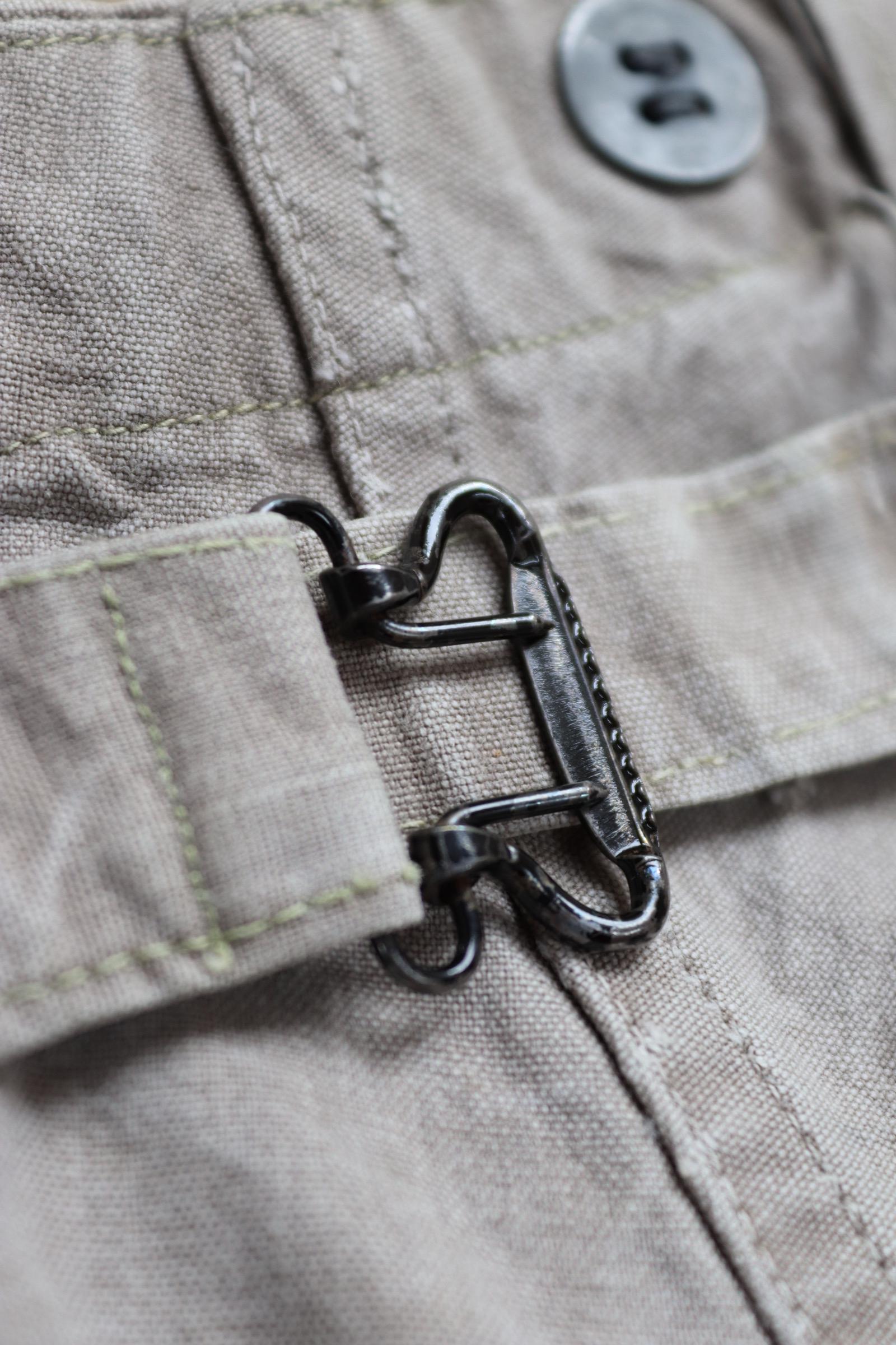 Vintage 1930s workwear trousers - 1940s Swedish military utility pants - buckle back cotton twill - 29” x 29”