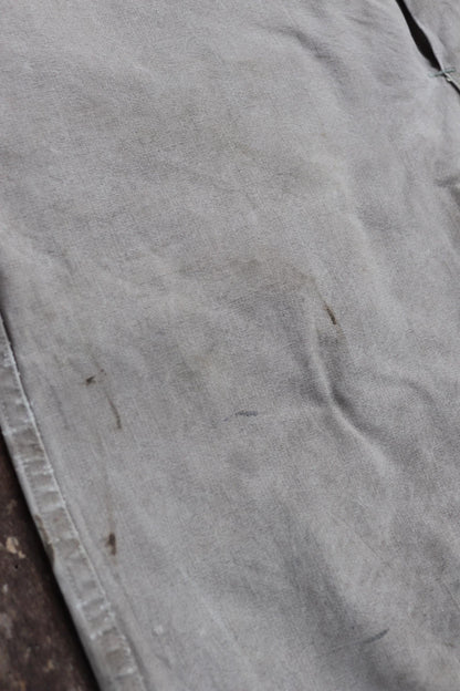 Vintage 1930s workwear trousers - 1940s Swedish military utility pants - buckle back cotton twill - 29” x 29”