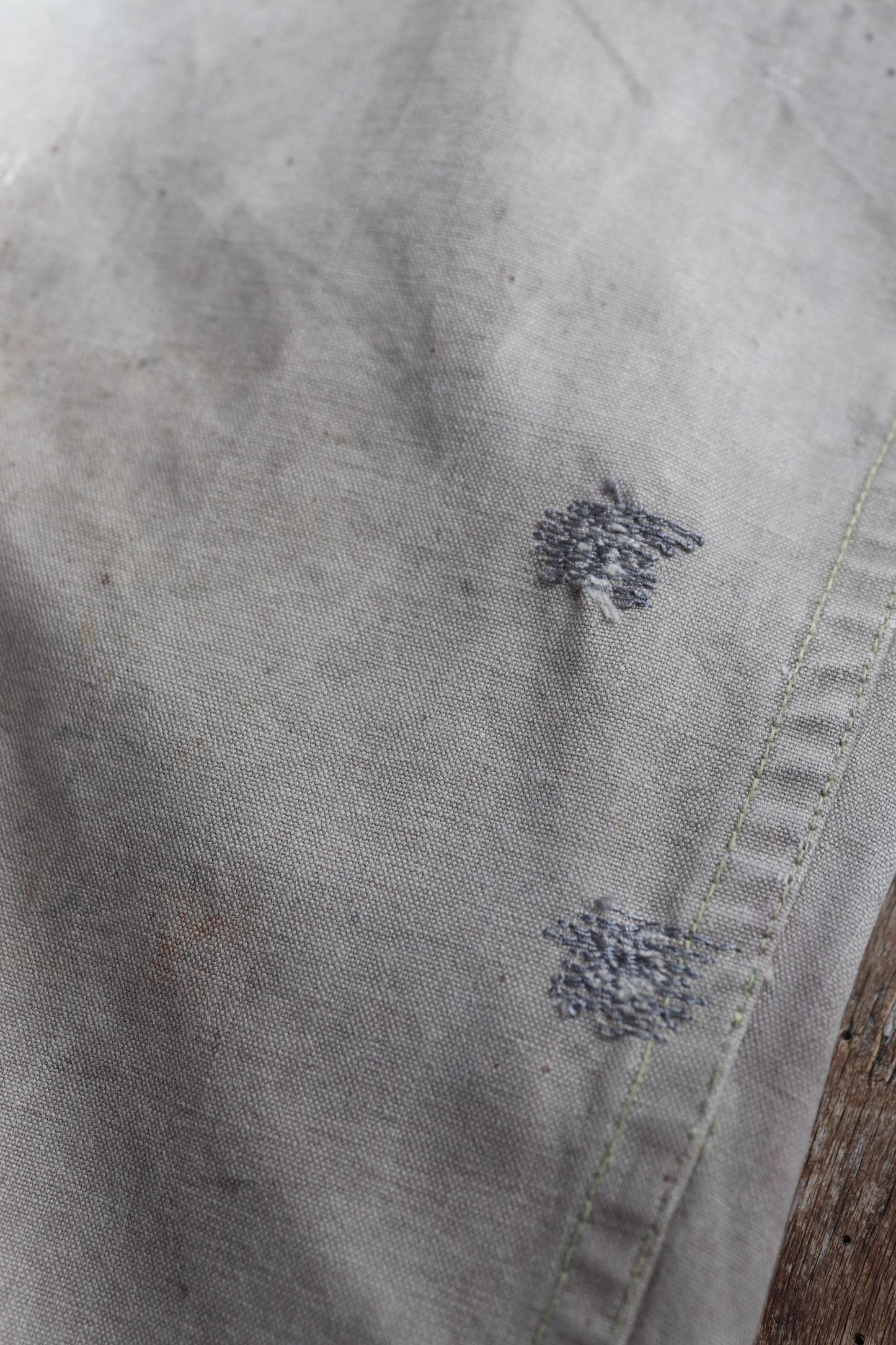 Vintage 1930s workwear trousers - 1940s Swedish military utility pants - buckle back cotton twill - 29” x 30”