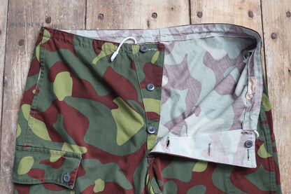 Vintage 1980s Finnish M62 camo trousers - windproof paratrooper pants - 40” x 28”