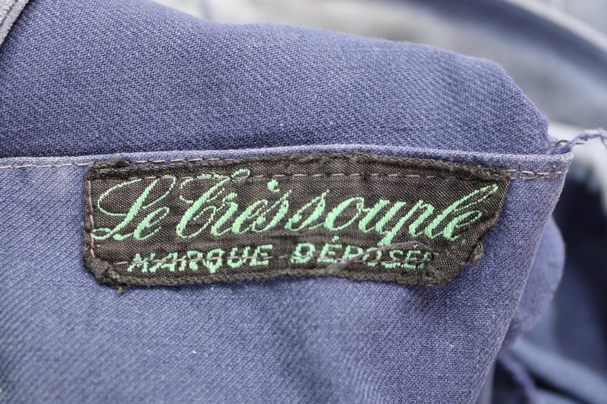 Vintage 1940s French workwear jacket - cotton twill chore coat - 47” chest