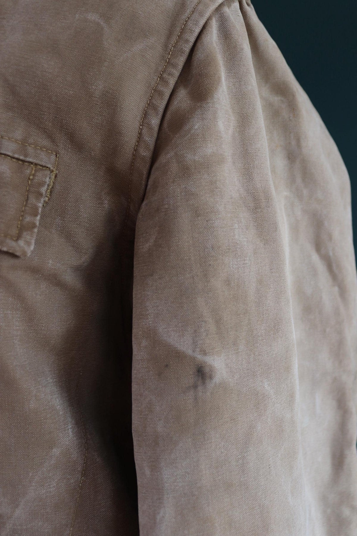 Vintage 1950s French hunting jacket - canvas workwear - chore coat - 46” chest