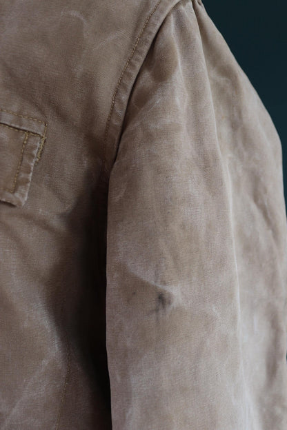 Vintage 1950s French hunting jacket - canvas workwear - chore coat - 46” chest