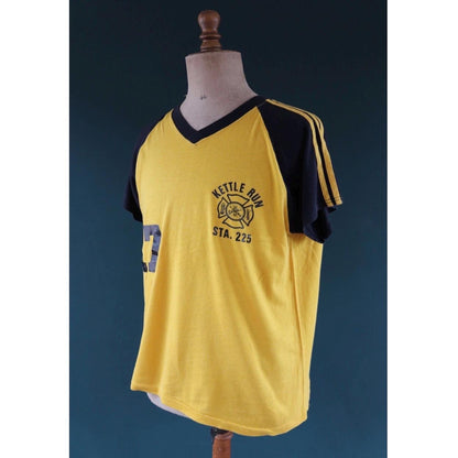 Vintage 1980s firefighter t shirt - sportswear - 44" chest
