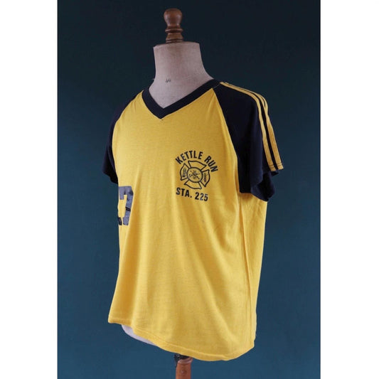 Vintage 1980s firefighter t shirt - sportswear - 44" chest