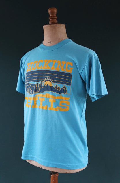 Vintage 1990s Hocking Hills graphic t shirt - single stitch tee - 41” chest