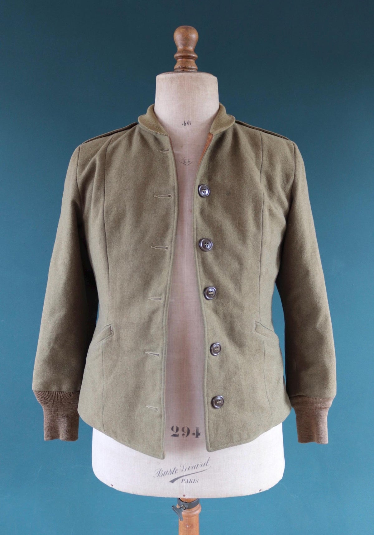 Vintage 1940s M43 jacket - WW2 US womens wool liner - 36” chest