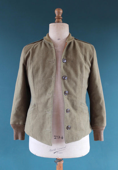 Vintage 1940s M43 jacket - WW2 US womens wool liner - 36” chest