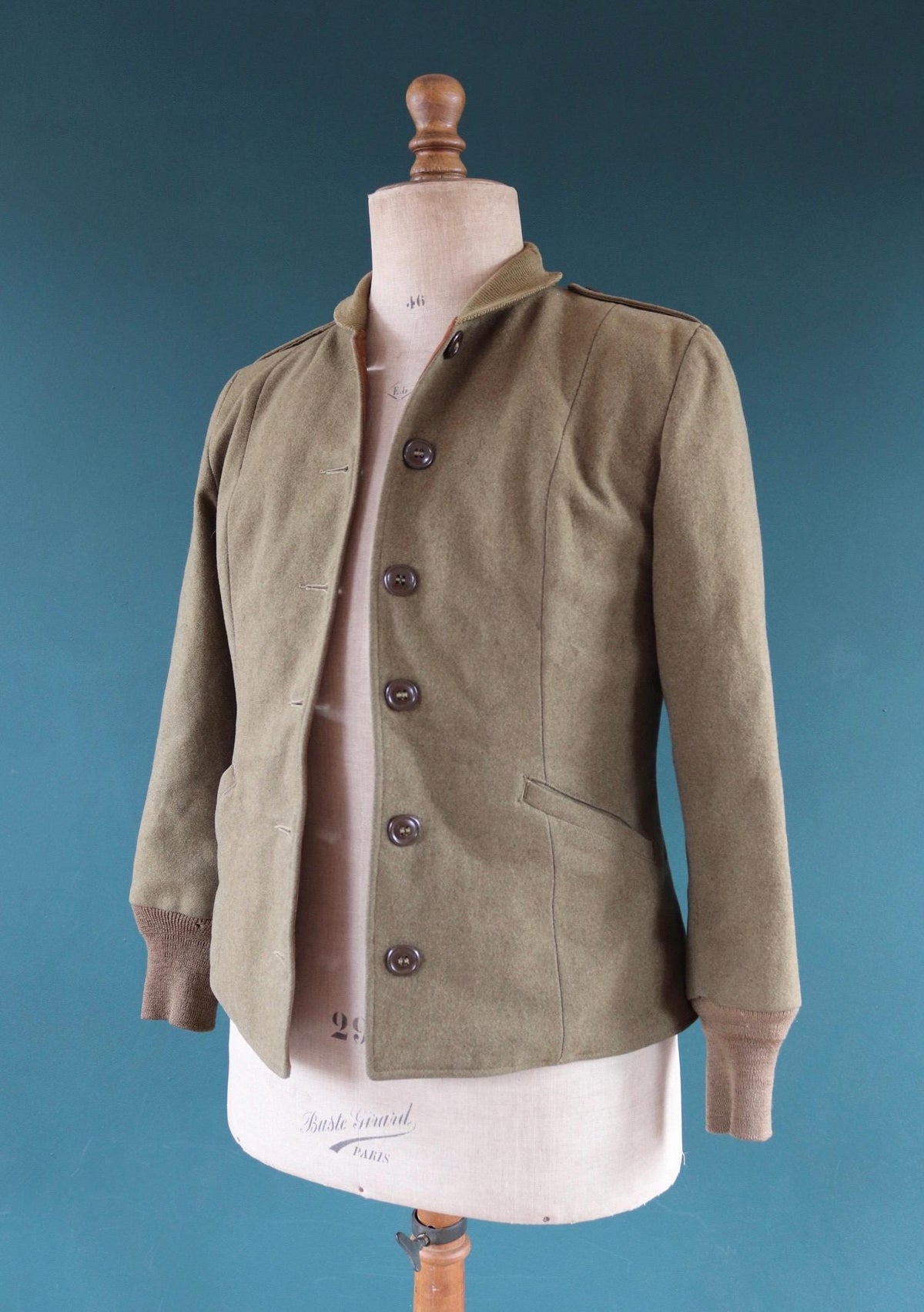 Vintage 1940s M43 jacket - WW2 US womens wool liner - 36” chest