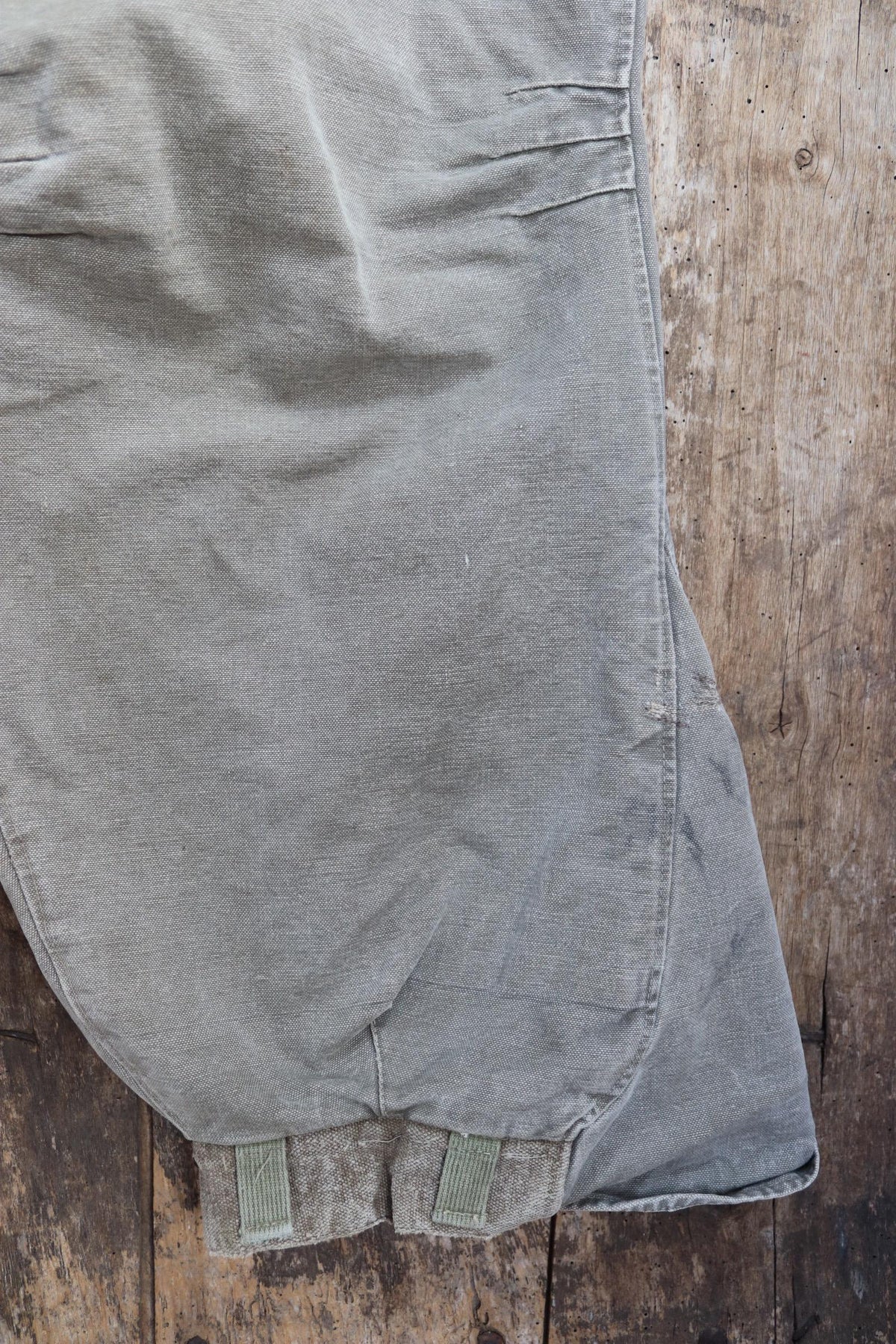 Vintage 1960s Swedish motorcycle overalls - lined cotton canvas trousers - military despatch rider - 34” x 28”