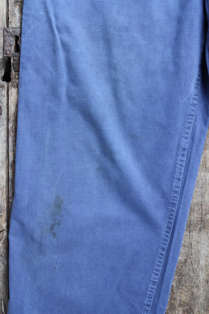 Vintage 1960s workwear trousers - Swedish military utility pants - cotton twill - 34” x 32”