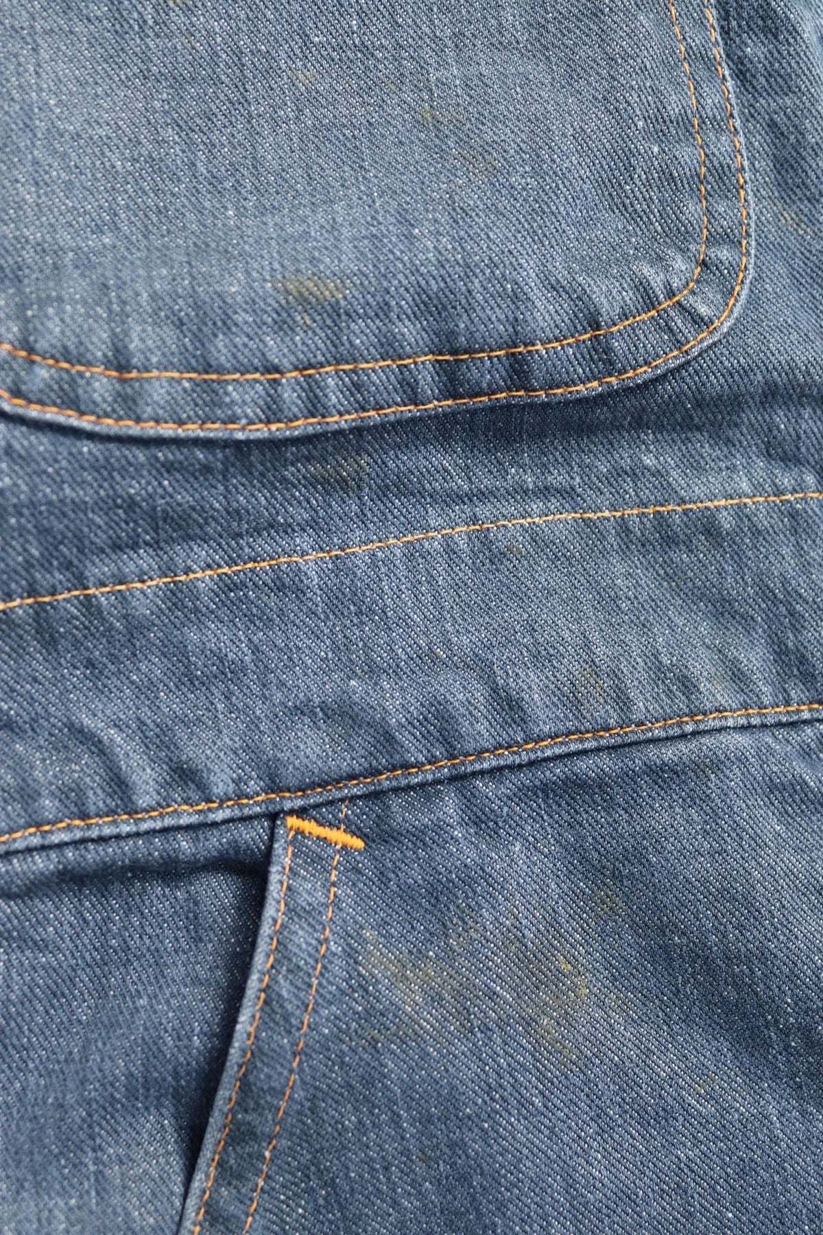 Vintage 1970s GWG denim overalls - workwear dungarees - chore bib and brace - 38” x 28”