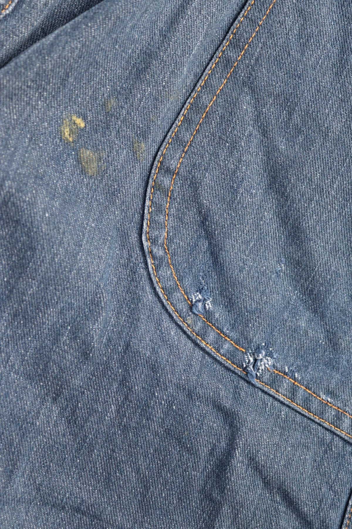 Vintage 1970s GWG denim overalls - workwear dungarees - chore bib and brace - 38” x 28”