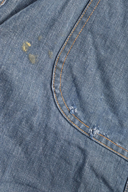 Vintage 1970s GWG denim overalls - workwear dungarees - chore bib and brace - 38” x 28”
