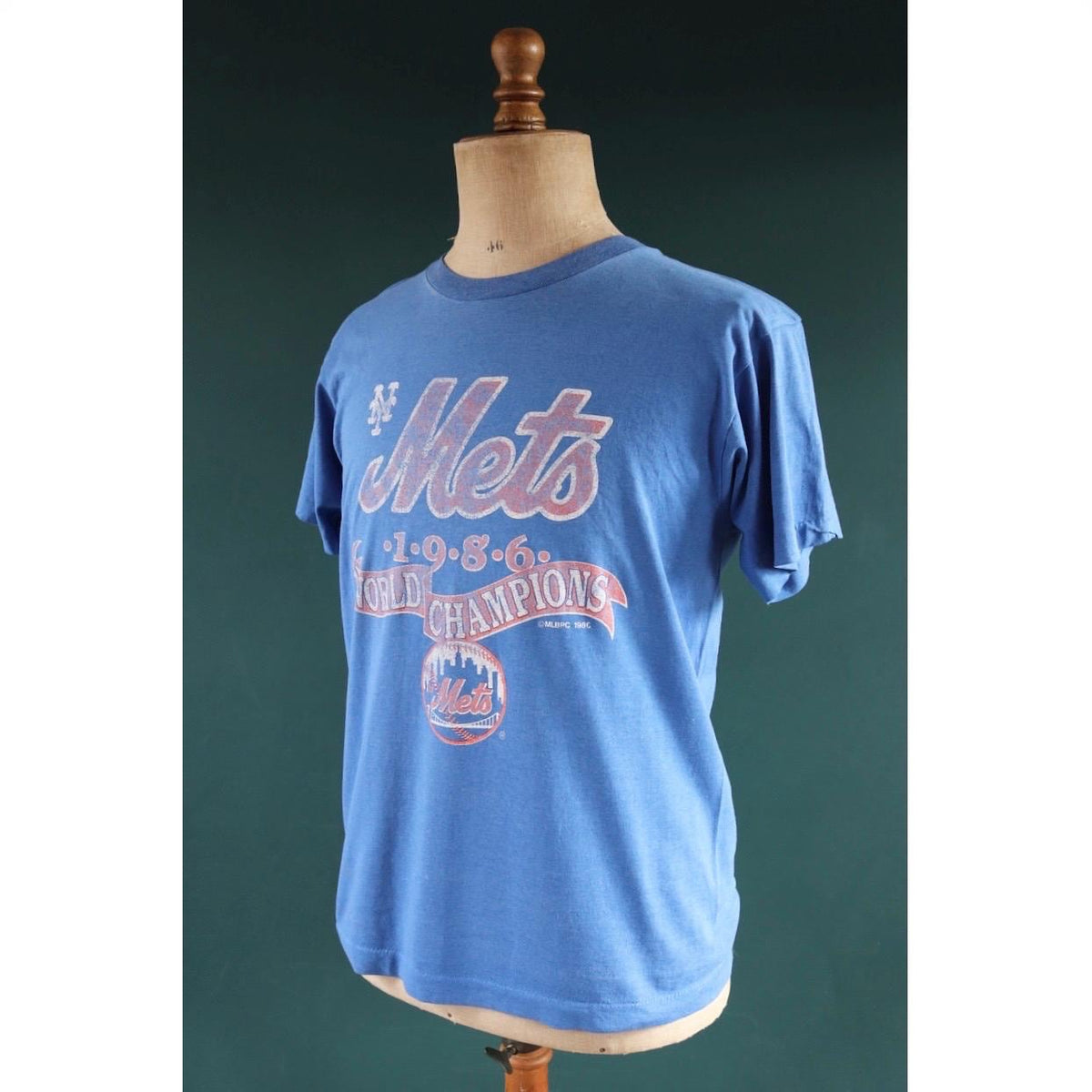 Vintage 1980s Mets baseball t shirt - single stitch - 41” chest