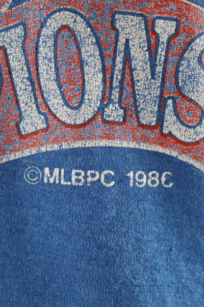 Vintage 1980s Mets baseball t shirt - single stitch - 41” chest