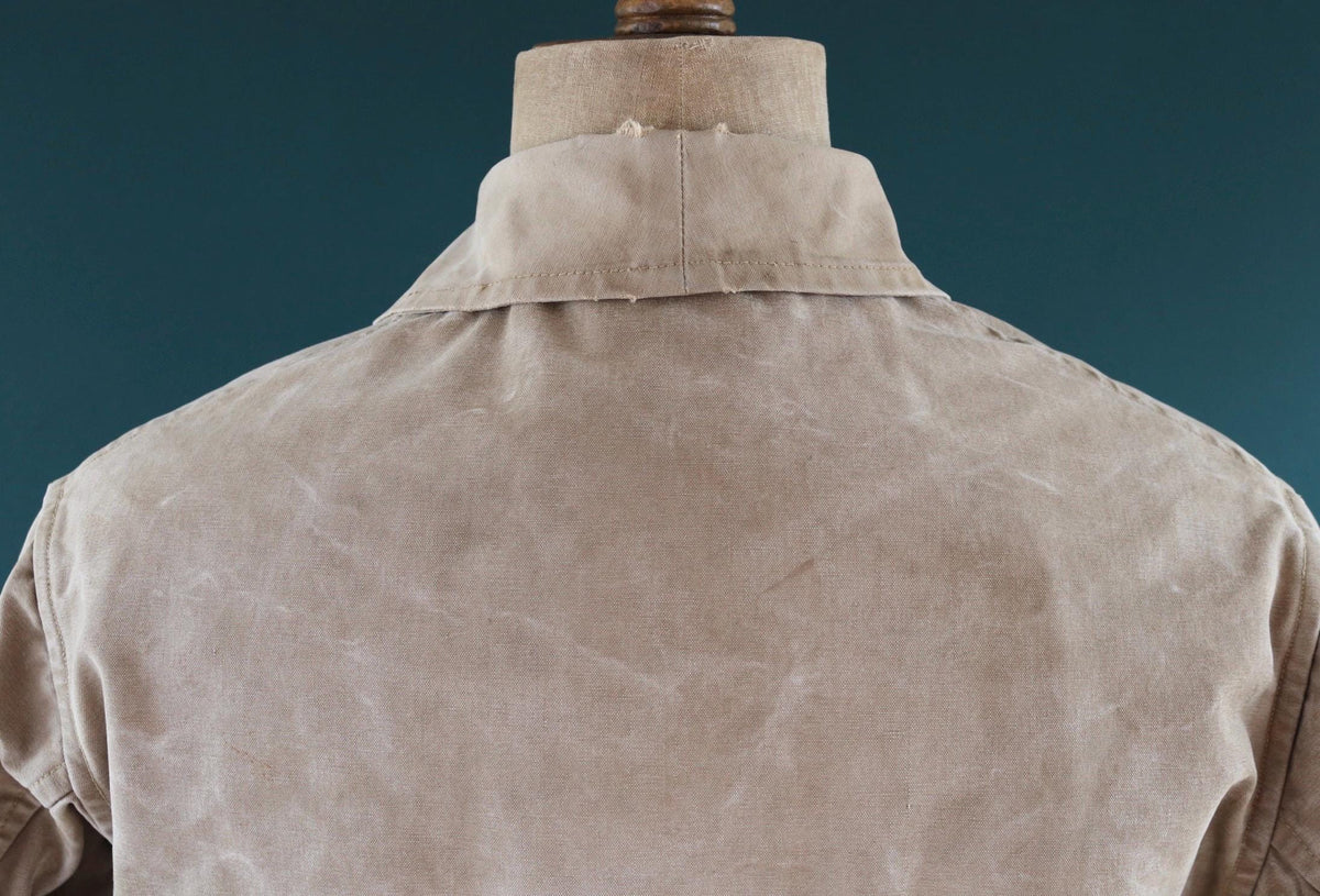 Vintage 1950s French hunting jacket - canvas workwear - chore coat - 46” chest