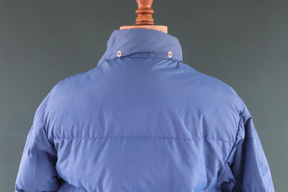 Vintage 1980s goose down jacket - insulated puffer - 48" chest
