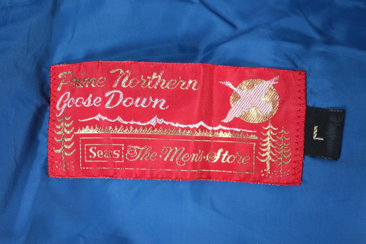 Vintage 1980s goose down jacket - insulated puffer - 48" chest