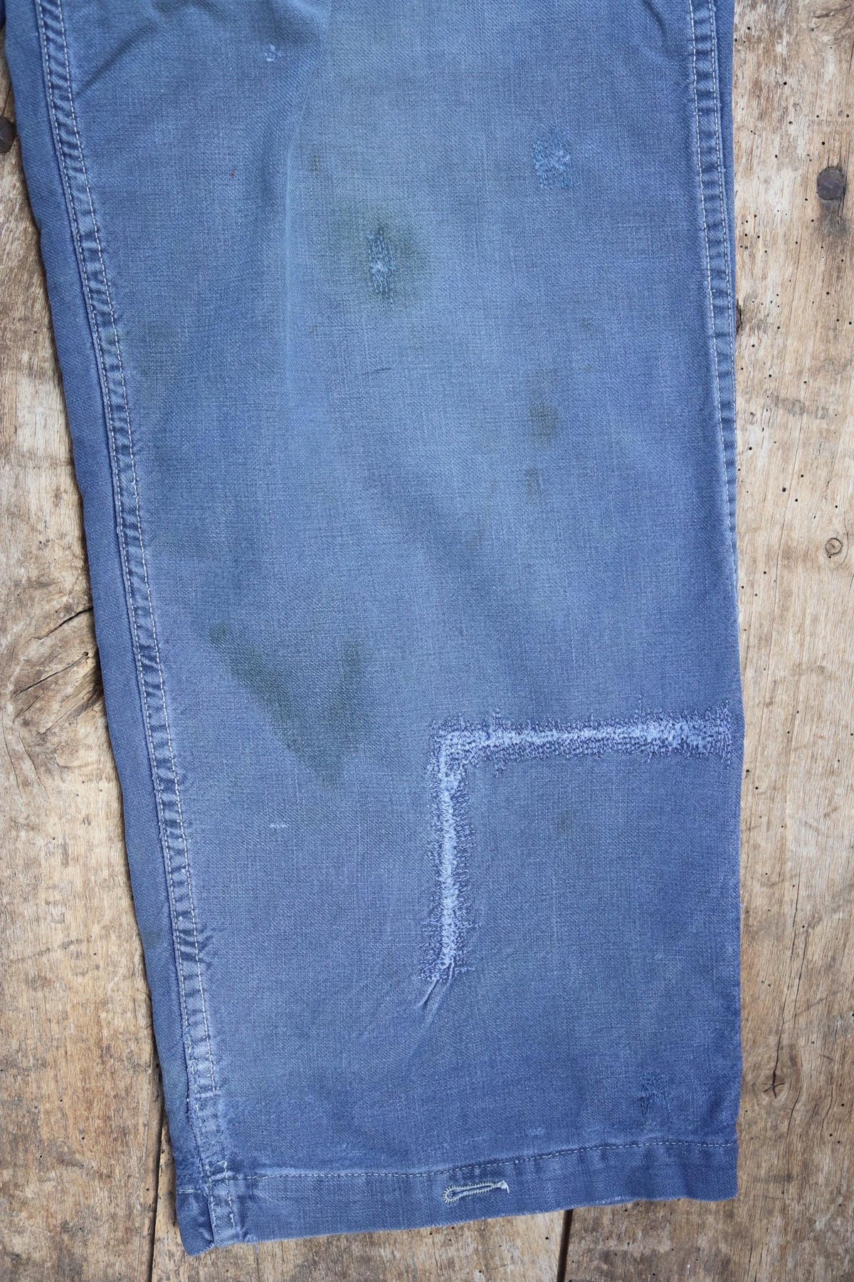 Vintage 1960s workwear trousers - Swedish military utility pants - cotton twill - 31” x 30”