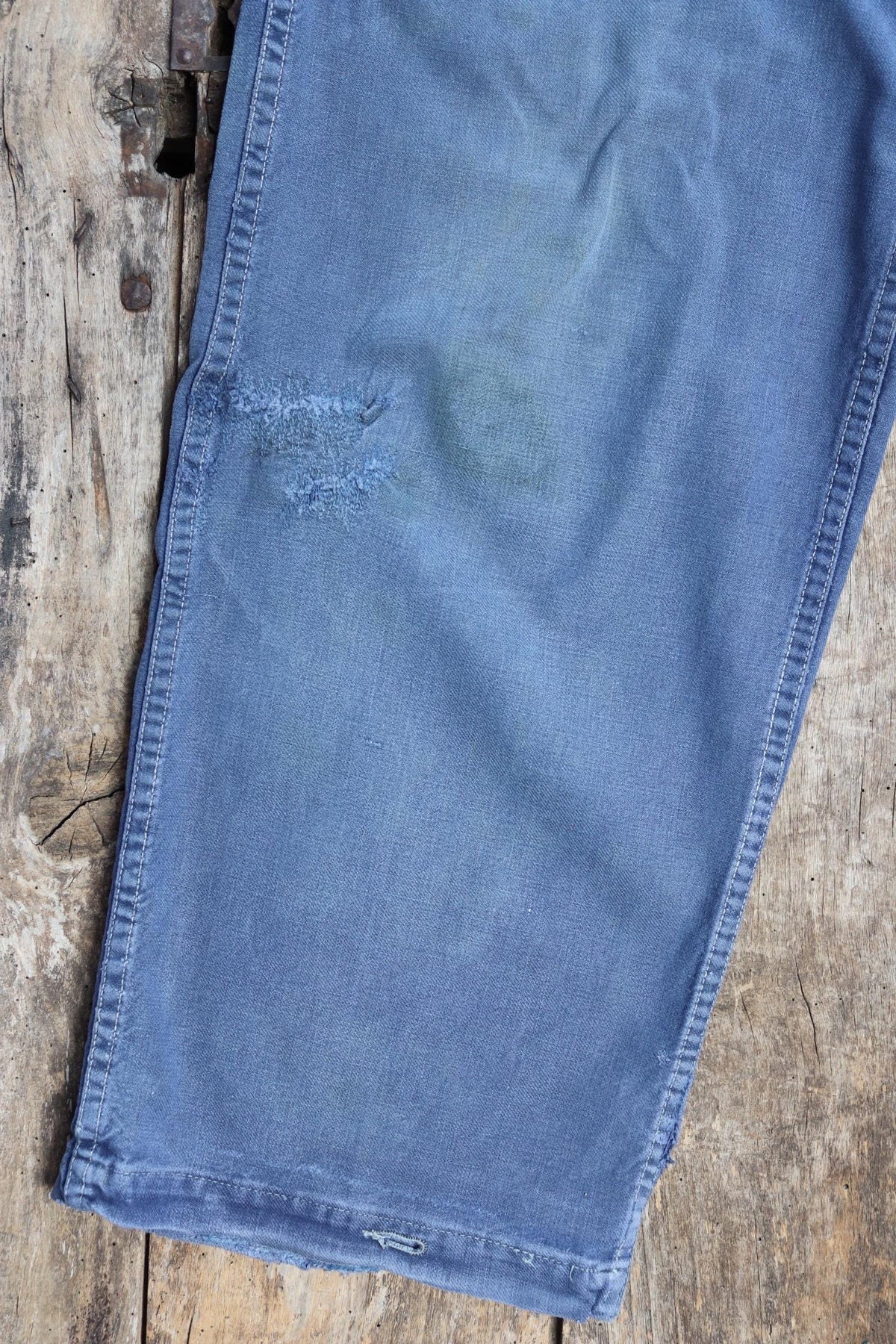 Vintage 1960s workwear trousers - Swedish military utility pants - cotton twill - 31” x 30”