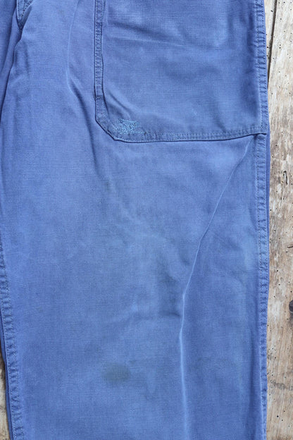 Vintage 1960s workwear trousers - Swedish military utility pants - cotton twill - 34” x 32”