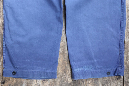 Vintage 1960s workwear trousers - Swedish military utility pants - cotton twill - 34” x 32”