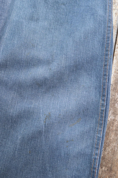 Vintage 1970s GWG denim overalls - workwear dungarees - chore bib and brace - 38” x 28”