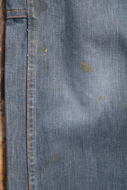 Vintage 1970s GWG denim overalls - workwear dungarees - chore bib and brace - 38” x 28”
