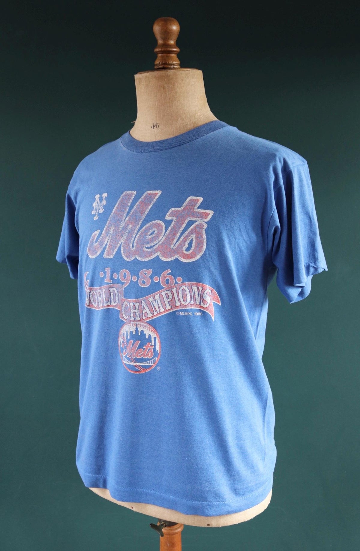 Vintage 1980s Mets baseball t shirt - single stitch - 41” chest