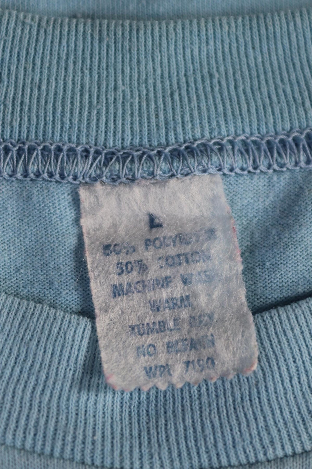 Vintage 1970s t shirt - single stitch - funny joke print - 34” chest