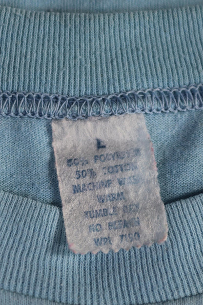 Vintage 1970s t shirt - single stitch - funny joke print - 34” chest