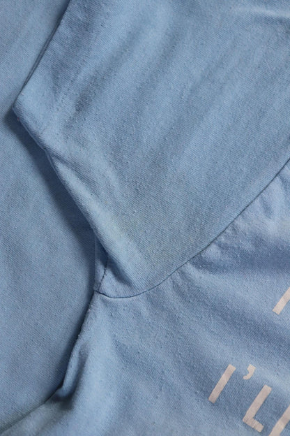 Vintage 1970s t shirt - single stitch - funny joke print - 34” chest
