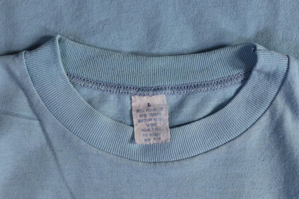 Vintage 1970s t shirt - single stitch - funny joke print - 34” chest