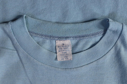 Vintage 1970s t shirt - single stitch - funny joke print - 34” chest