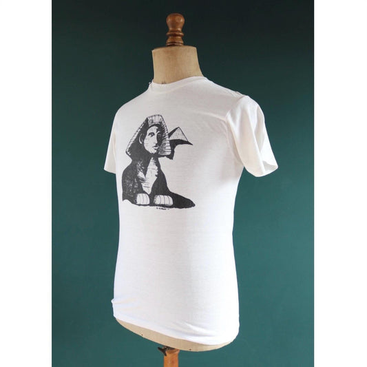 Vintage 1970s t shirt - single stitch - Sphinx print - 36” chest