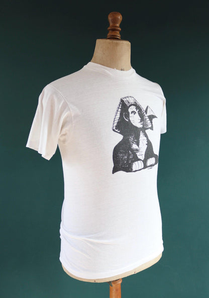 Vintage 1970s t shirt - single stitch - Sphinx print - 36” chest