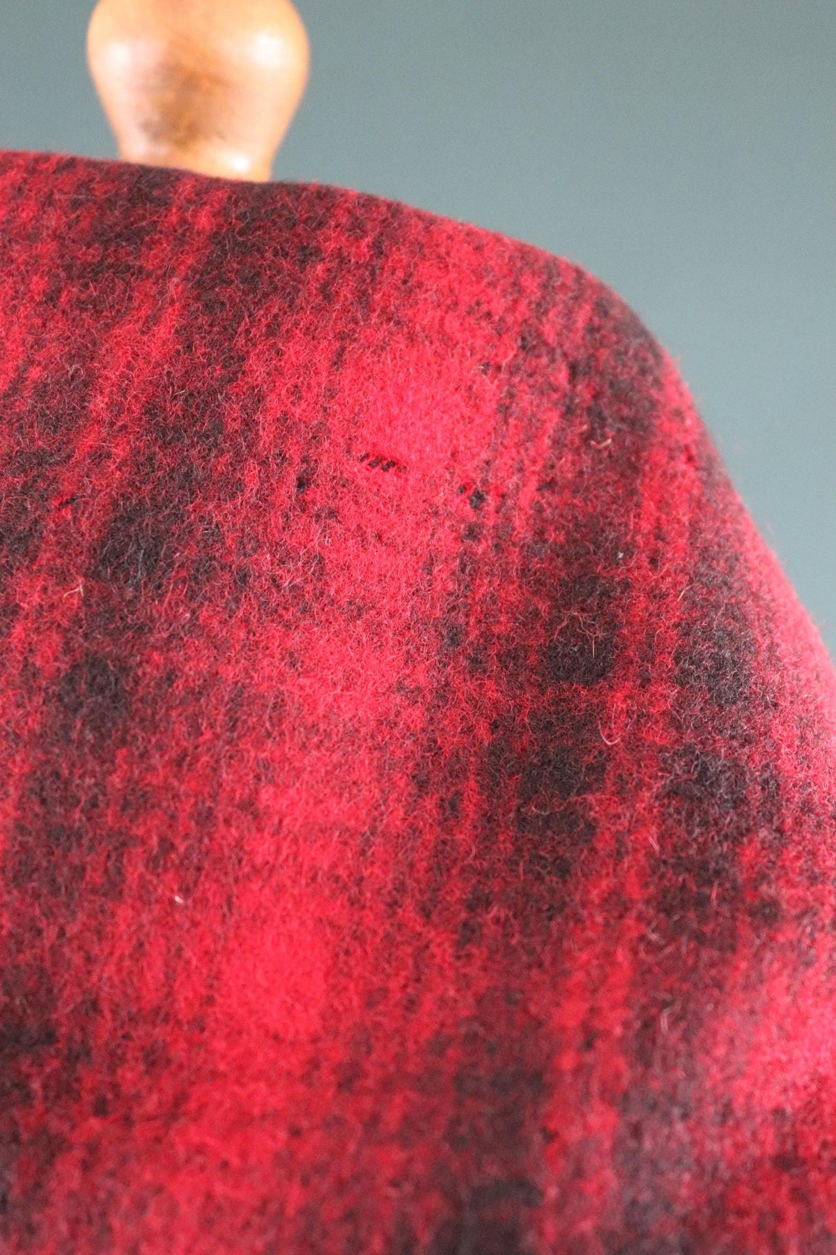 Vintage 1950s Woolrich plaid wool jacket - workwear mackinaw - hunting chore coat - 46” chest