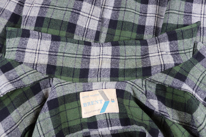 Vintage 1960s 49er jacket - autumn colours - 1950s plaid wool - 46" chest