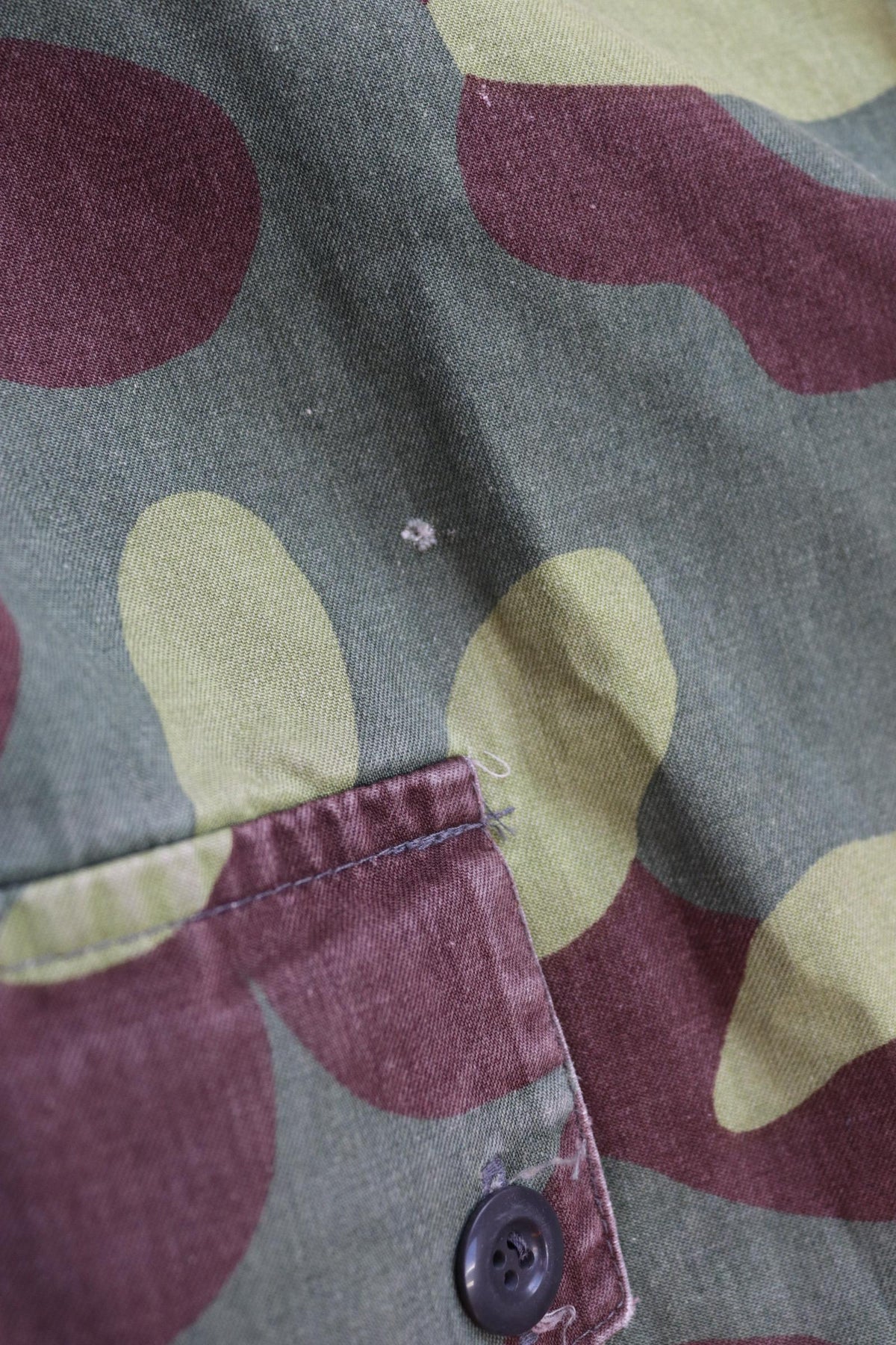 Vintage 1980s Finnish M62 camo trousers - windproof paratrooper pants - 37” x 27”