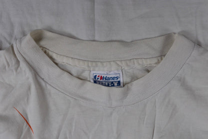 Vintage 1990s t shirt - single stitch - video store print - 44” chest