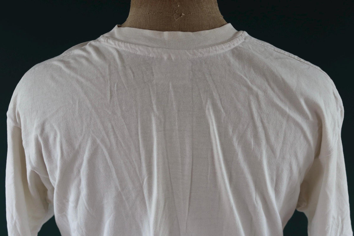 Vintage 1990s t shirt - single stitch - video store print - 44” chest