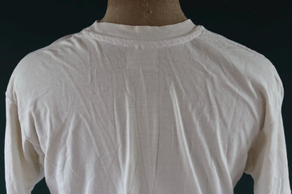 Vintage 1990s t shirt - single stitch - video store print - 44” chest