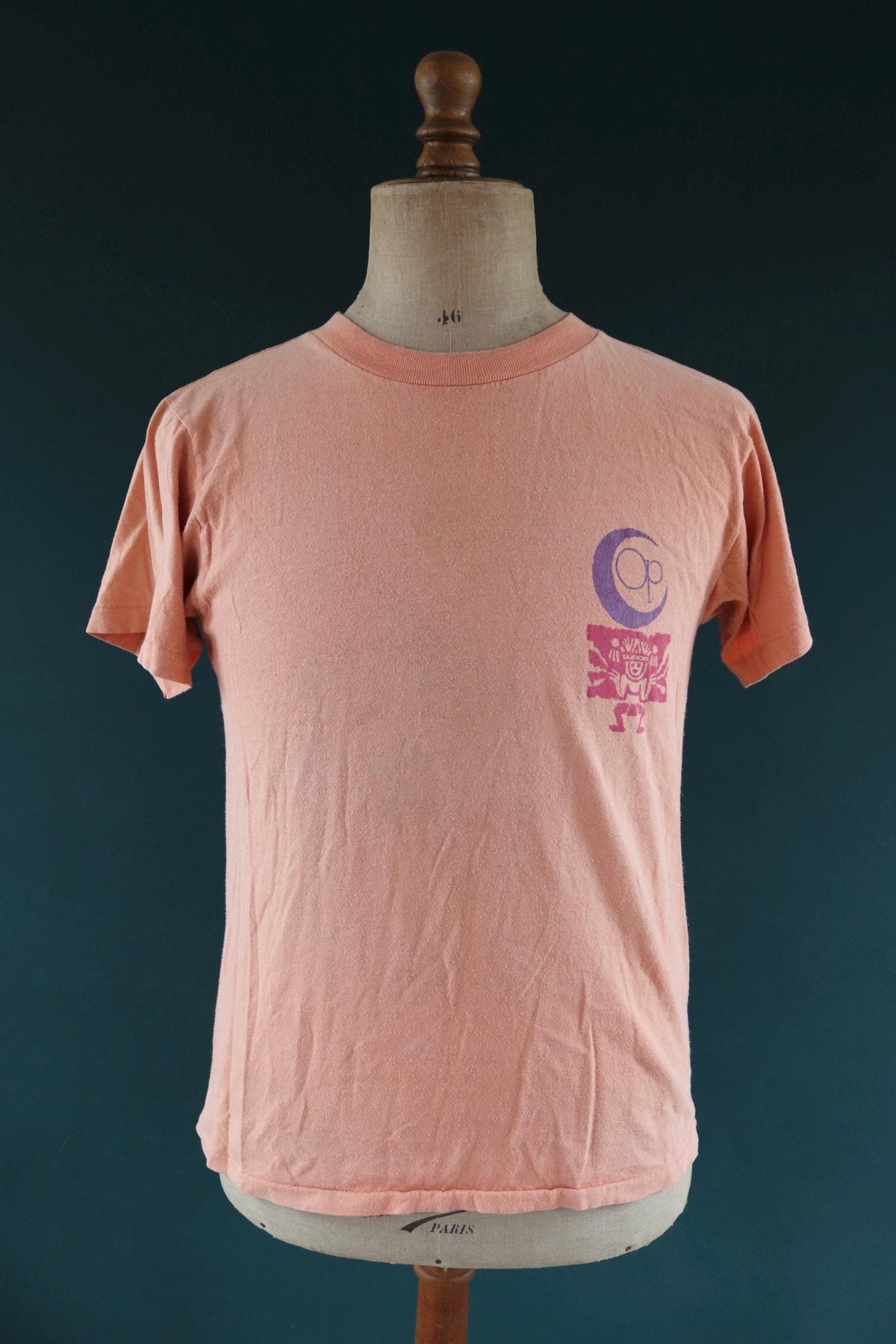 Vintage 1980s Ocean Pacific t shirt - surf print - 39” chest
